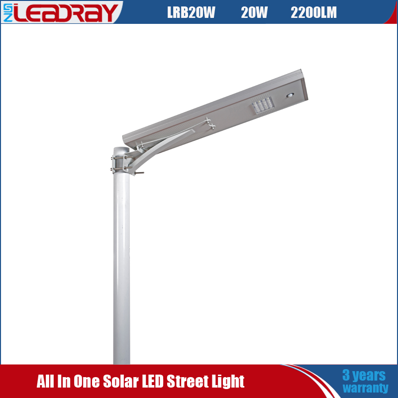20 Watt All-In-One Integrated Solar Street