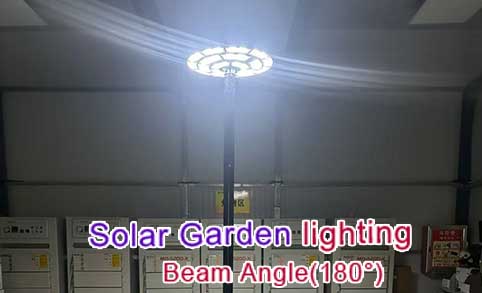 Solar garden lighting solar UFO street light Beijing Changping District order 68PCS