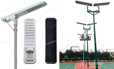 Solar Street LED Light IP65 Waterproof Luminous Flux 10800Lm 30W-120W Solar Light Outdoor Street Solar Street Light System