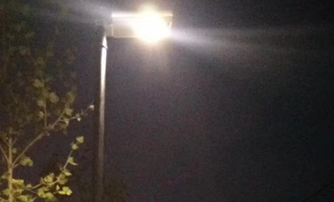LEADRAY LRC08W all in one solar road led lamps are seen in farmer