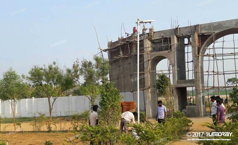 Leadray's Newest Product: Wifi/4G Security Camera Solar Street Lights 30W Are Massive Installed In India School