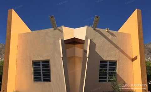 Our Imaginative USA Customer Mounted The 40W Solar Street Light On The Outside Wall Of His House-Awesome Job