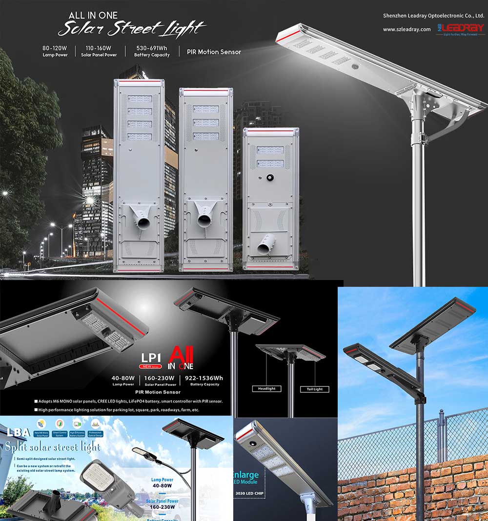 Solar street lamp factory, street lamp production base