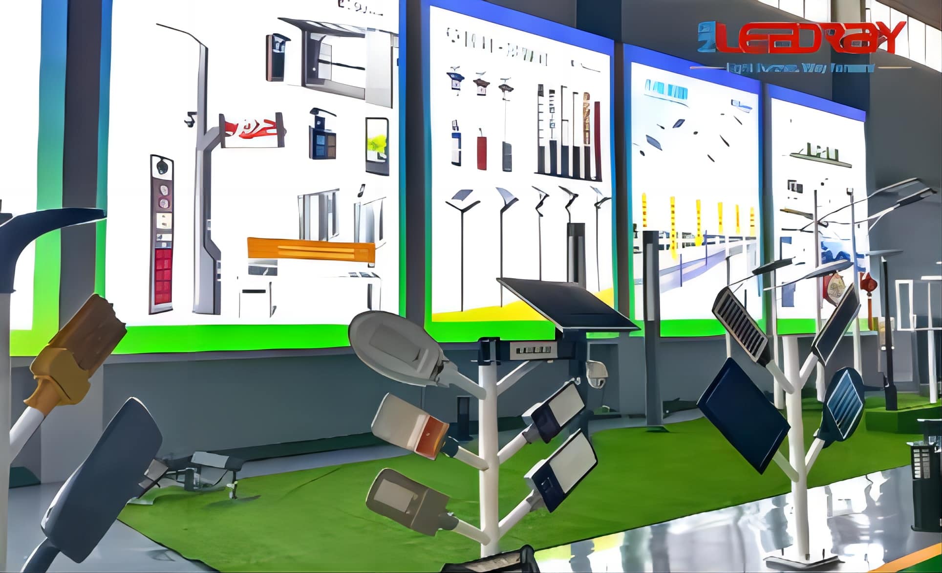 New Street Lamp Exhibition Hall,our production exhibition. Welcome everyone to visit