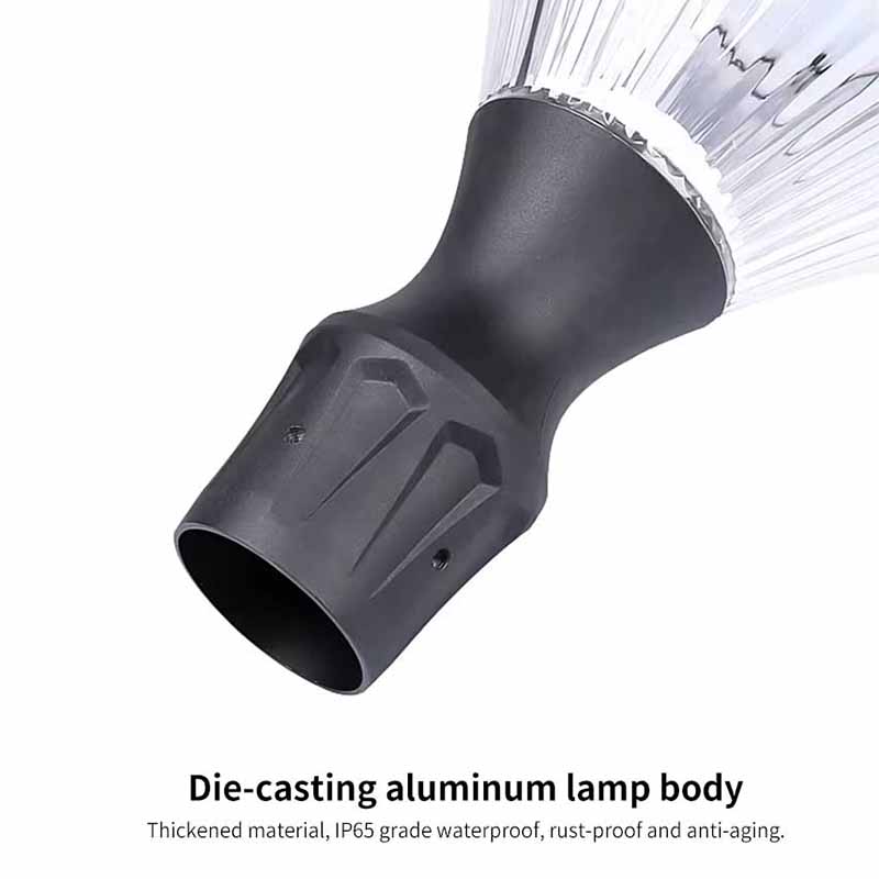 Waterproof IP65 Landscape Courtyard Bollard Yard Led Solar Garden Light 25W