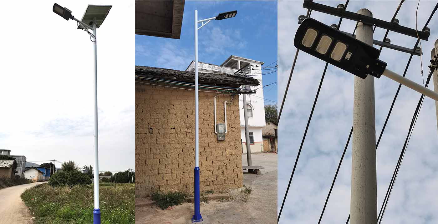 Solar street lights in harsh environments