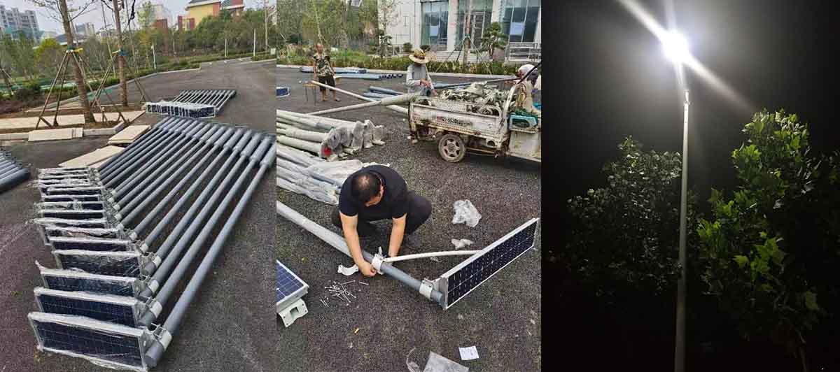 all in one solar street light