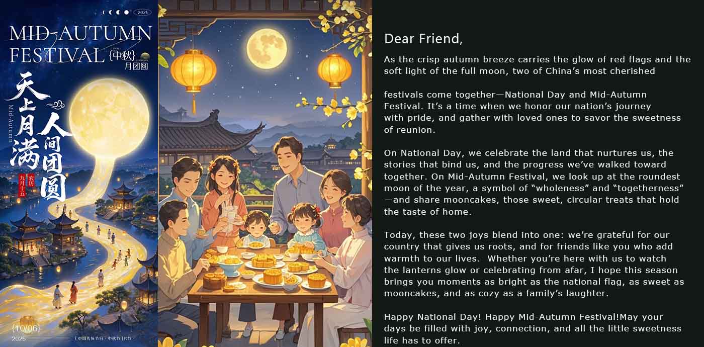 National Day and Mid-Autumn Festival