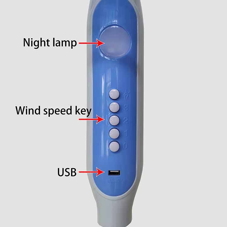 Solar Rechargeable Power Electric Fan Solar Fan with Solar Panel Solar Fan