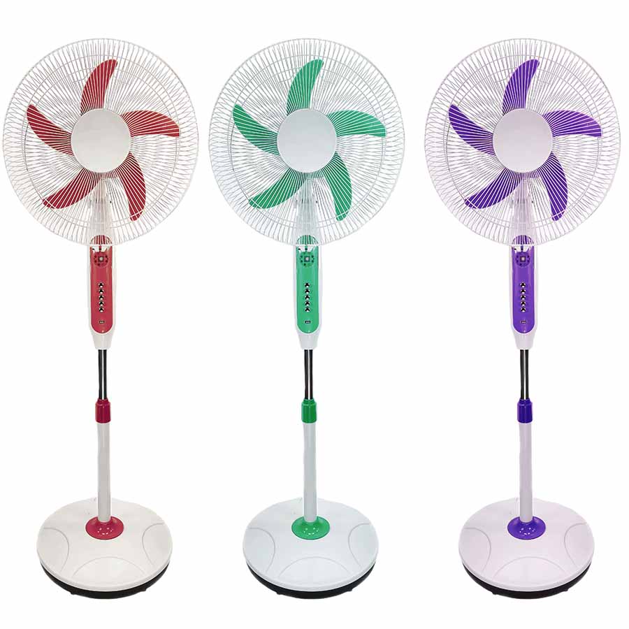 Solar Rechargeable Power Electric Fan Solar Fan with Solar Panel Solar Fan