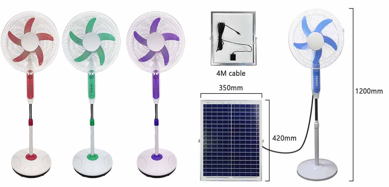 solar rechargeable power electric fan combines solar power and USB charging solar rechargeable power electric fan combines solar power and USB charging