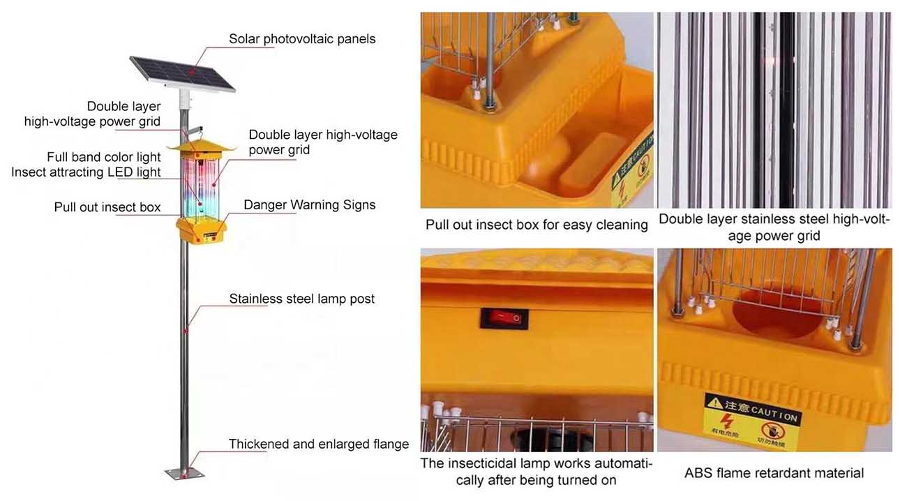 Solar Mosquito Inhaler Uv Mosquito Killer Lamp