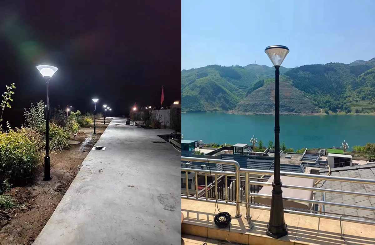 solar powered courtyard lamp solar powered courtyard lamp