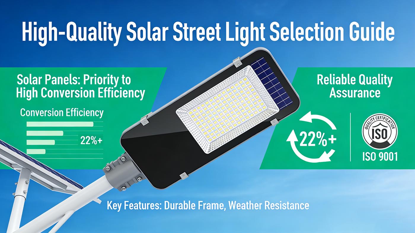 Choose high-quality and reliable solar street light products