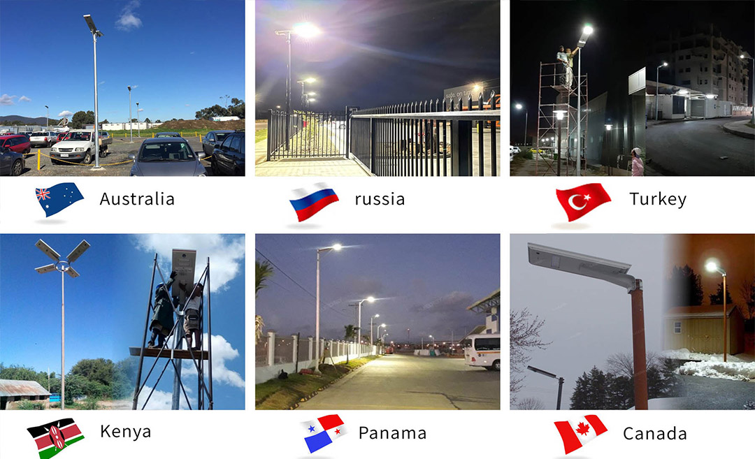 LEADRAY streetlights provide standardized and customized solutions for illuminating global roads with energy