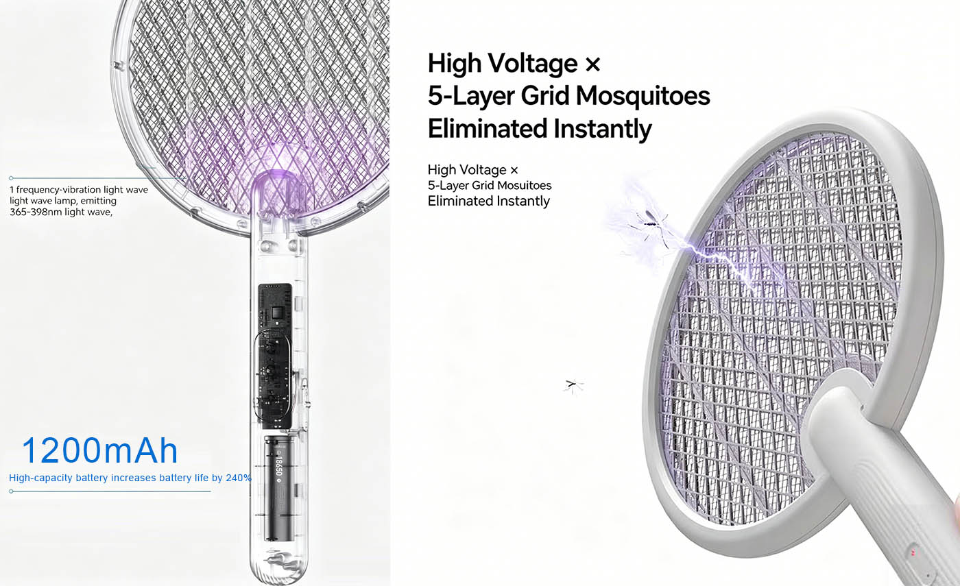 Electric mosquito swatter