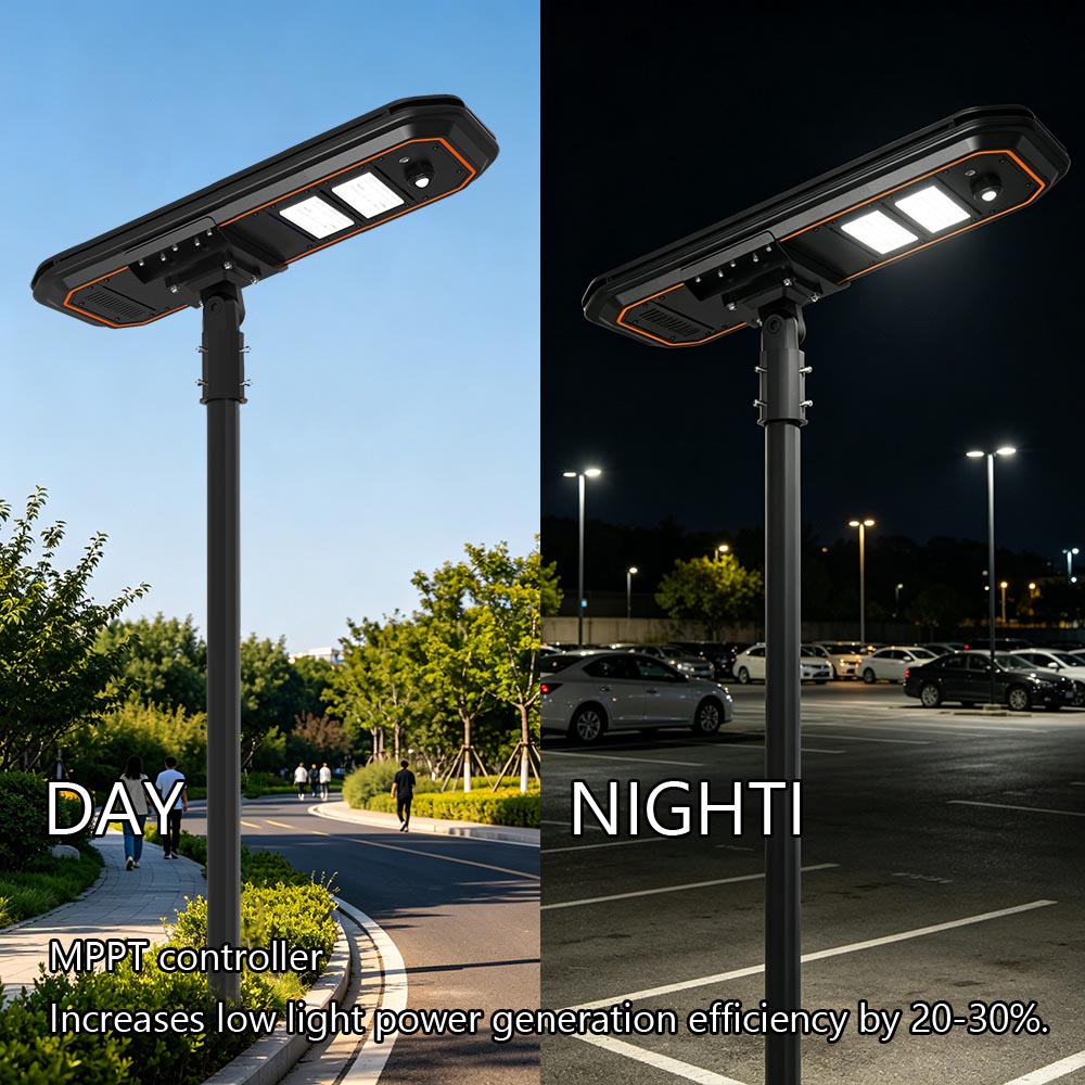 12.8V Large Capacity LiFePO4 Battery Integrated Solar Street Light IP66 Waterproof Outdoor LED Solar Road Light With Remote Control