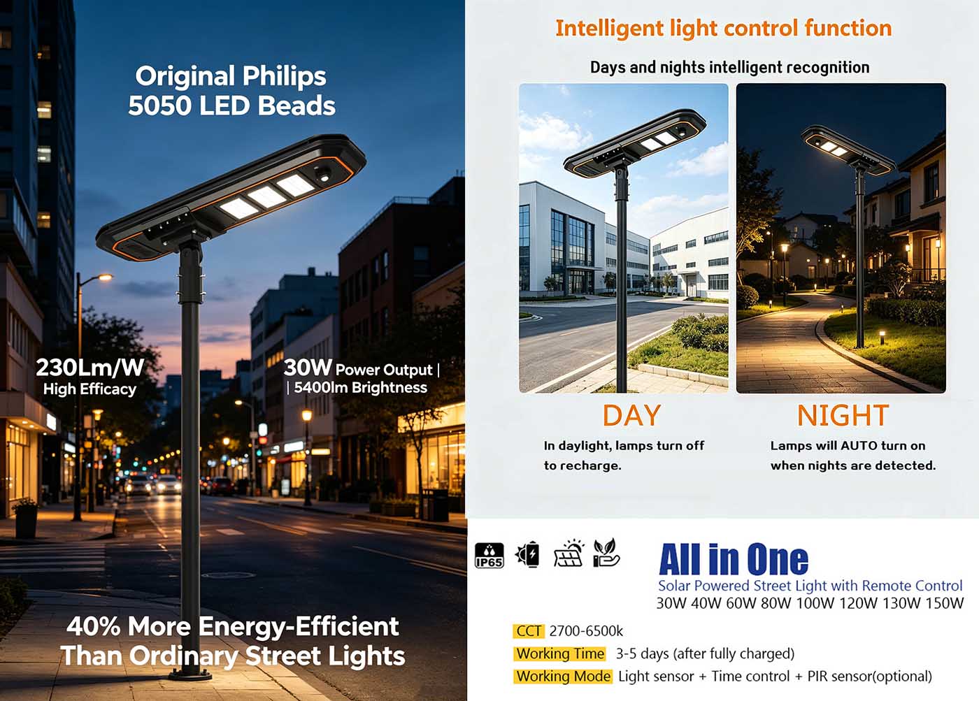 All In One Solar Street Light