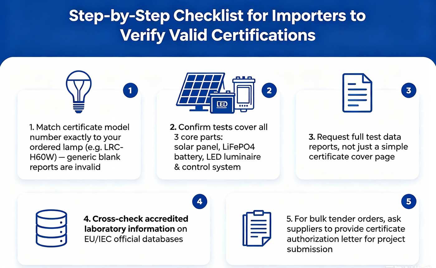 Step-by-Step Checklist for Importers to Verify Valid Certifications Step-by-Step Checklist for Importers to Verify Valid Certifications