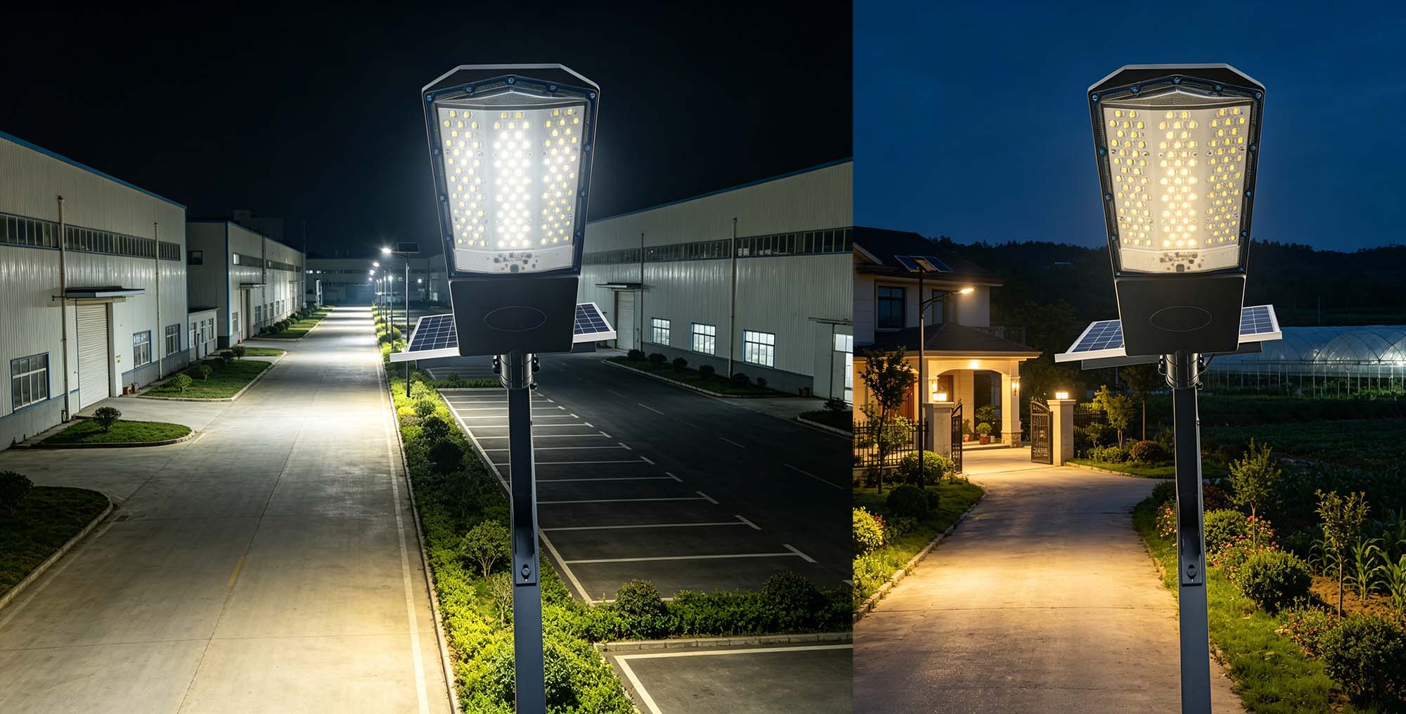 Split Solar Street Light