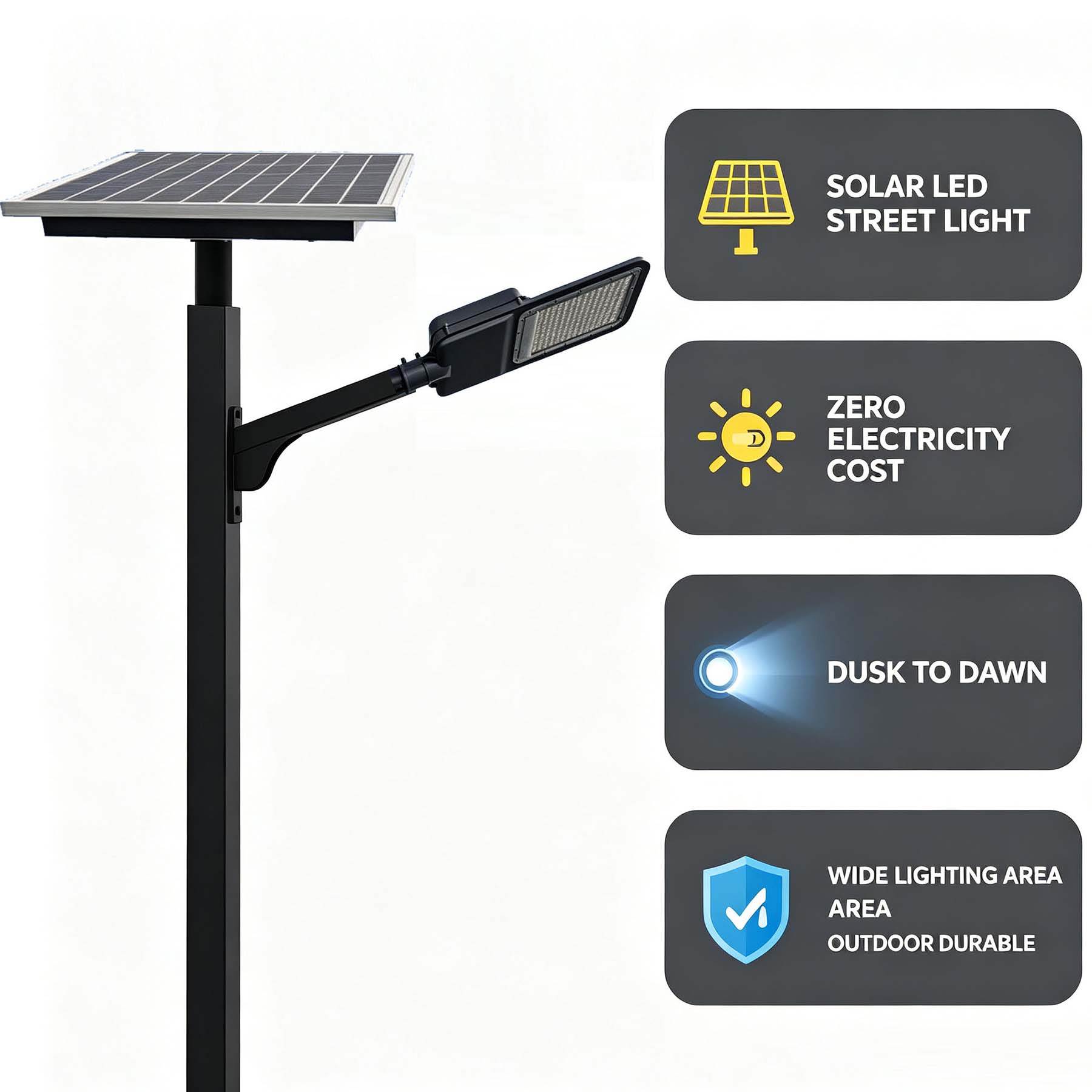 Split Solar LED Street Light