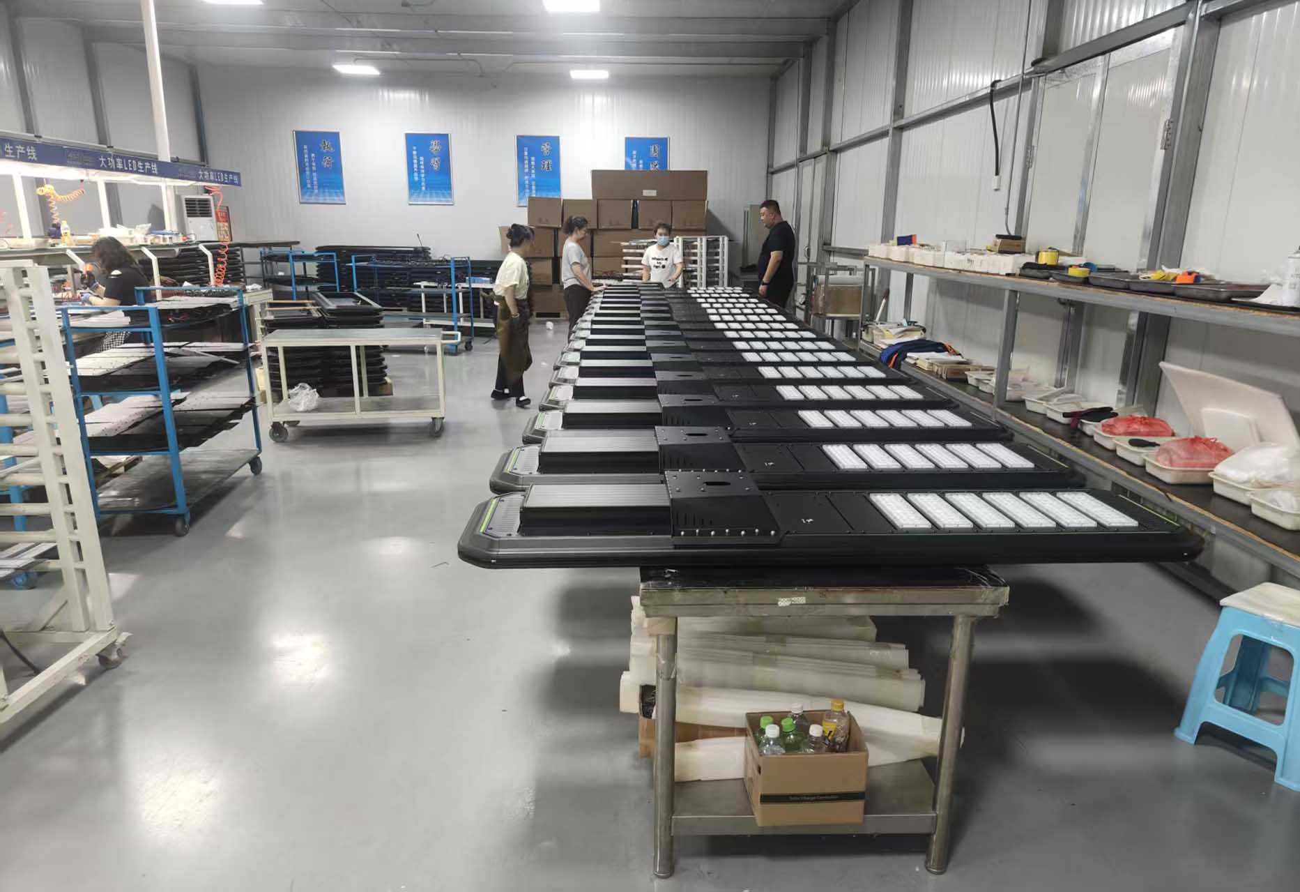 Entering our assembly production workshop Entering our assembly production workshop