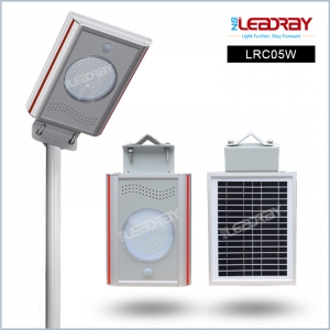 5W Mini integrated solar patio light with motion sensor