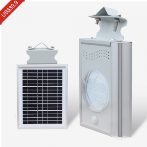 5W Mini integrated solar patio light with motion sensor