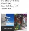 15W Best seller Outdoor waterproof high power led solar light for courtyard garden home village