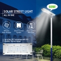 outdoor lithium battery smart integrated all in one led solar street light