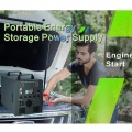 Outdoor Mobile energy Storage Power Supply 2000w Portable Large-capacity Home Emergency Power Source Self-driving Travel Backup