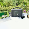 1000W AC/DC Emergency Power Supply Solar Portable Power Station with LED Light for household in Stock