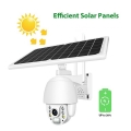 WiFi Solar Powered 1080P Battery IP PTZ Security Dome Camera Wireless Outdoor CCTV Camera