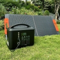 1000W AC/DC Emergency Power Supply Solar Portable Power Station with LED Light for household in Stock