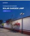 Economical Custom Design Daintily Light Outdoor Solar System Lights For Garden Decor Die-casting aluminum+PC