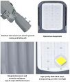 High Brightness Intelligent Outdoor Aluminium Charge Controller Split 80w Solar Street Light