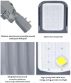 Outdoor die-cast aluminum alloy LED street lamp Charge Controller Split 60w Solar Street Light