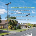 Integrated Solar LED All In One Street Lamp Solar Street Light 60W 80W 120W High Conversion Solar Panel Solar Lamp With Remote Control