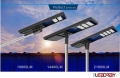 2024 Lighting Integrated Motion Sensor Outdoor All In One Street Light 60w 80W 120W solar led street light