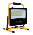 Solar panel portable floodlight 100W 200Watt standing recharge led flood light with tripod stand