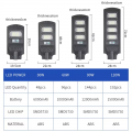 Wholesale price list 30W 60W 90W 120 outdoor courtyard garden waterproof street light led all-in-one solar street light