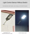 Outdoor LED waterproof IP65 Integrated Road ABS All In One Ip66 Solar Street Light For Roads 30w 60w 90w 120w