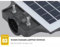 Remote Control 30w 60w 90w 120w Battery Power Solar Panel Lights System Outdoor Dimmable Integrated All In One Led Solar Street Light