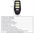 Hot Sale Radar Sensors Remote Control Abs Road Light Outdoor Highway Ip65 Waterproof 100w 300w Smart Solar Led Street Light