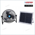12V DC solar energy power battery portable rechargeable floor fan Stand Angle Adjustable Recharge Portable Solar Panel Table Fan