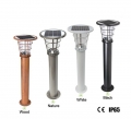 Waterproof Outdoor Pillar Lawn Post Gate Lights Led Solar Fence Garden Lamps