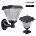 Outdoor Waterproof Wireless Solar Wall Lights Exterior Wall Mounted Wall Panels with Light
