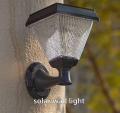 Outdoor Waterproof Wireless Solar Wall Lights Exterior Wall Mounted Wall Panels with Light