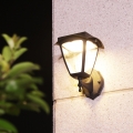 Aluminum Solar Wall Lights Garden Outdoor Waterproof Compound Fence LED Lamp for Home