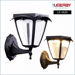 Switch Aluminium Landscape Garden Outdoor 2.5W Led Solar Wall Light